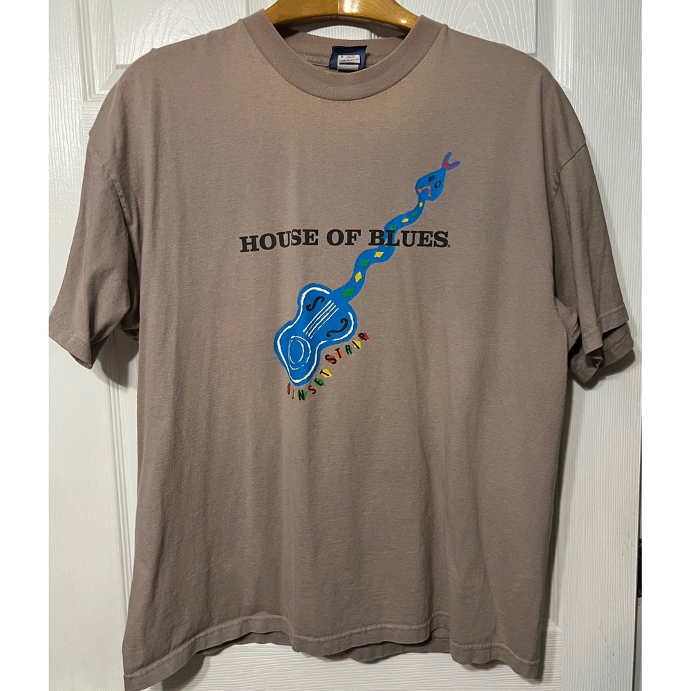 Vintage House of Blues Sunset Strip T Shirt Graphic Tee Size‎ XXL